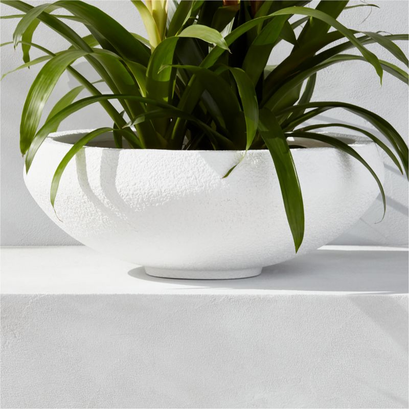 Boka White Indoor/Outdoor Planter Bowl Large - image 3 of 7