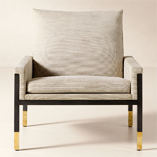 Boks Ivory Performance Fabric Accent Chair by Steen Østergaard