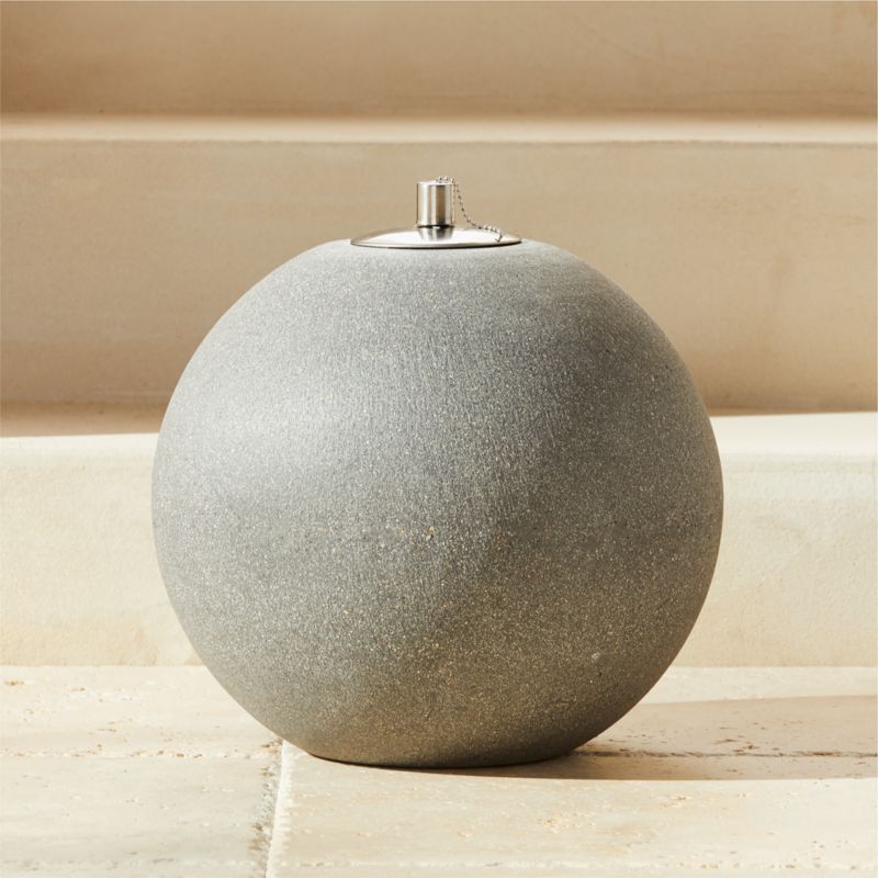 View Bola Oil Lamp Grey Medium details