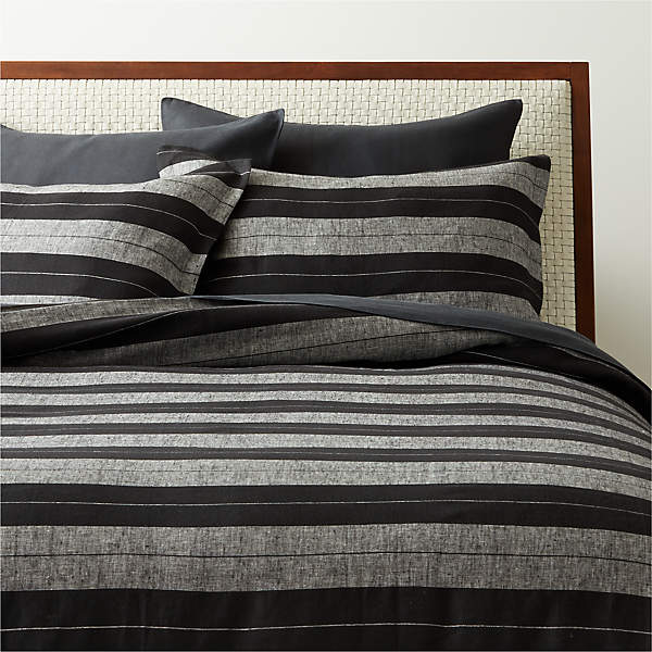 black and white king duvet