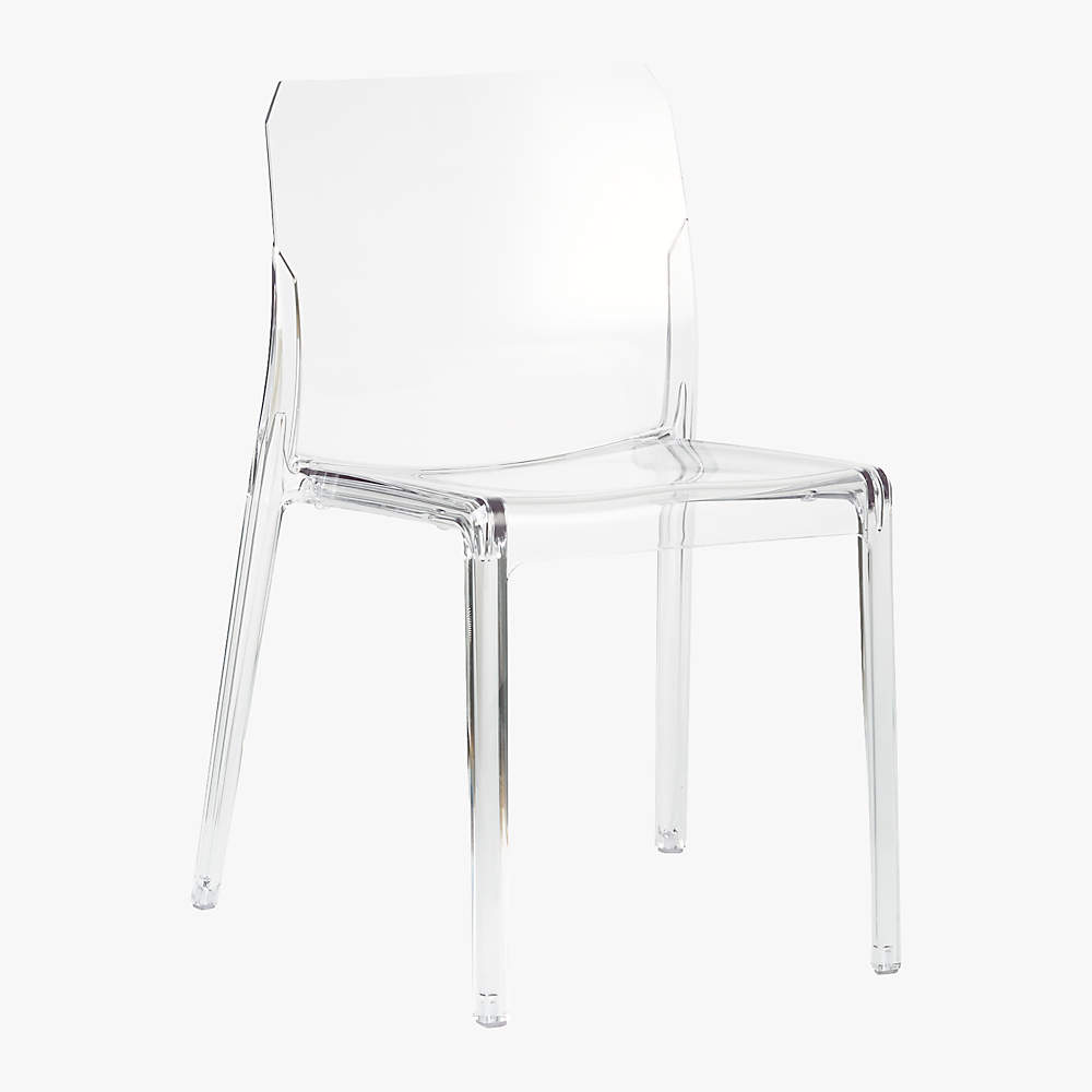 cb2 acrylic dining chairs