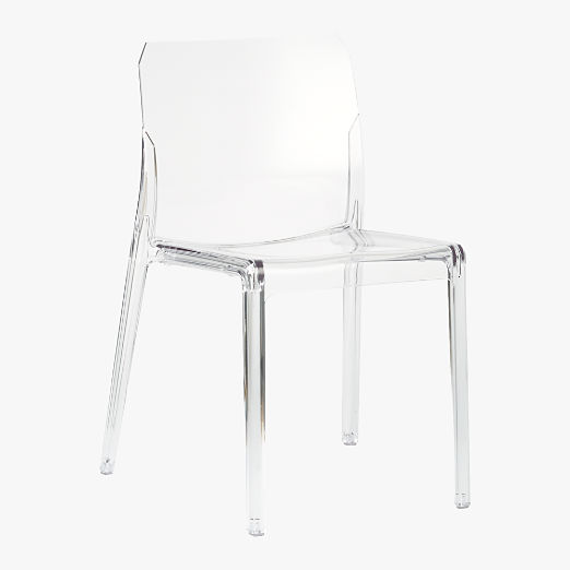 Bolla Clear Acrylic Dining Chair Set of 4