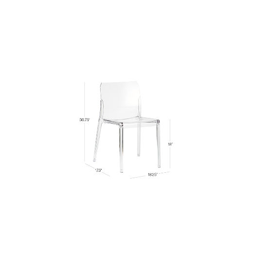 Bolla Clear Acrylic Dining Chair