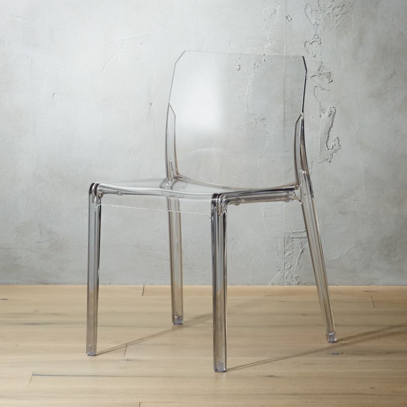 clear chair