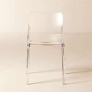 Acrylic 2024 bucket chair