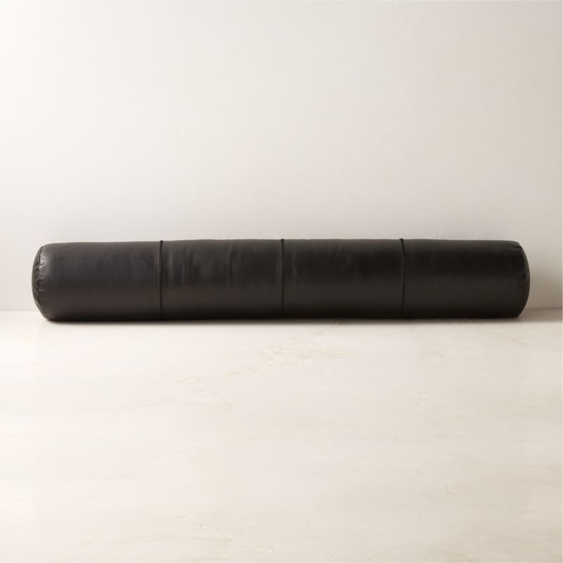 Black shop bolster pillow