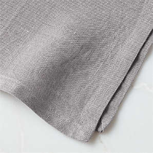 Bolt Grey Linen Napkin + Reviews