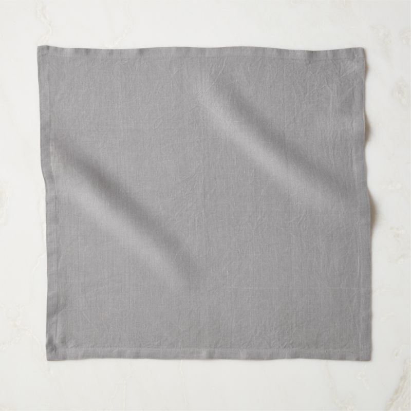 Bolt Grey Linen Napkin - image 2 of 8