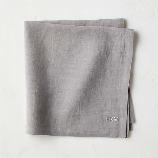 Bolt Grey Linen Napkin