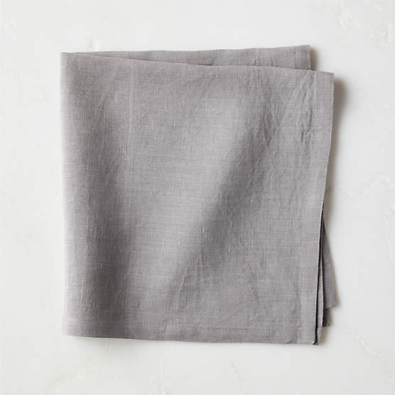 Arcadia Modern Watercolor Linen Dinner Napkin + Reviews | CB2