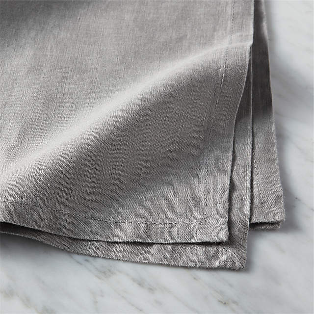 Bolt Grey Linen Napkin + Reviews