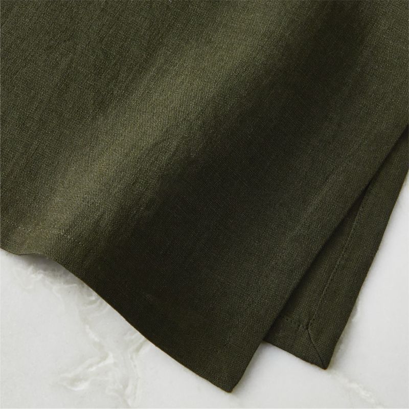 Bolt Moss Green Linen Napkin - image 3 of 6