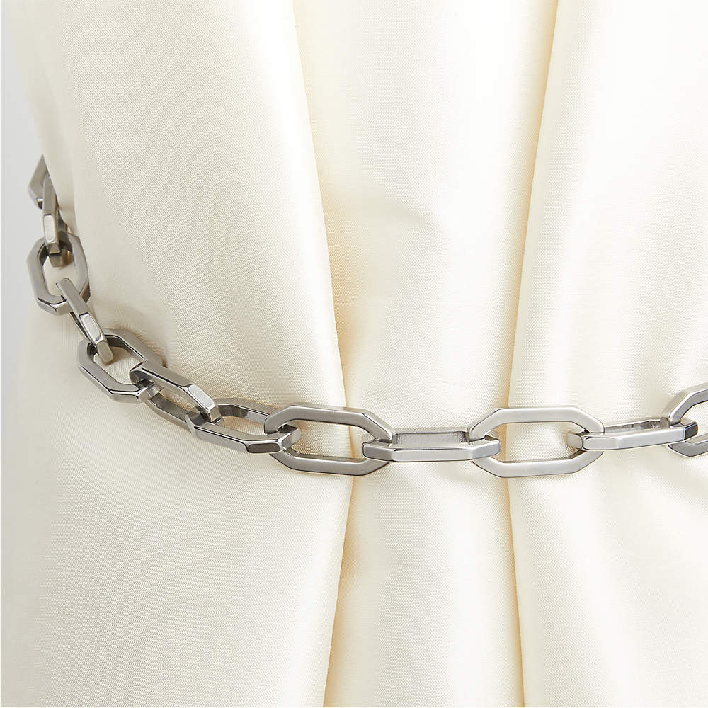 Bend Polished Brass Curtain Tieback