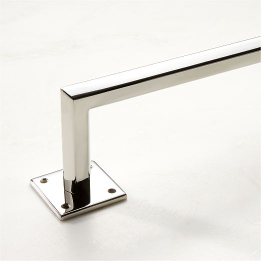 Bolt Polished Nickel Blackout Curtain Rod