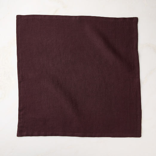 Bolt Plum Linen Napkin