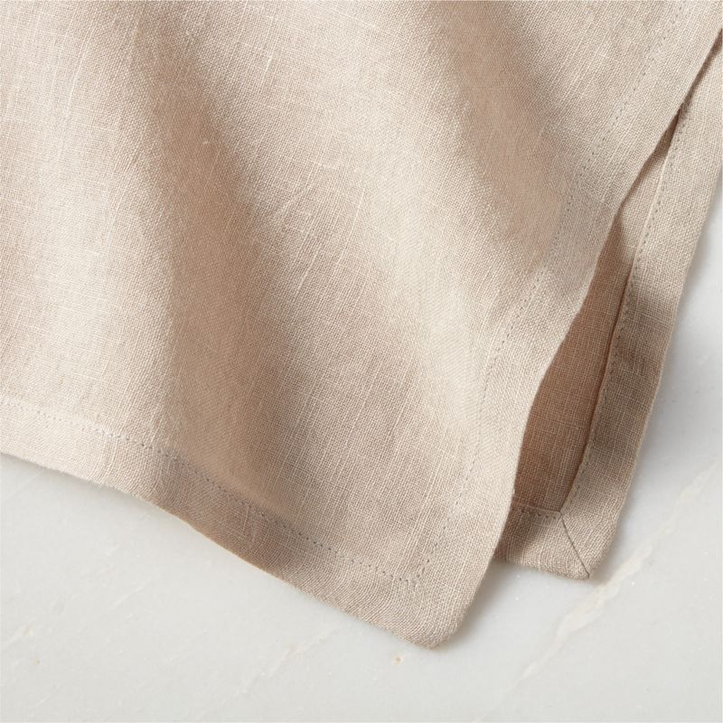 Bolt Taupe Linen Napkins Set of 4 - image 3 of 6