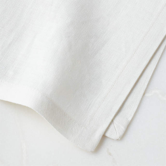 Bolt White Linen Napkin + Reviews