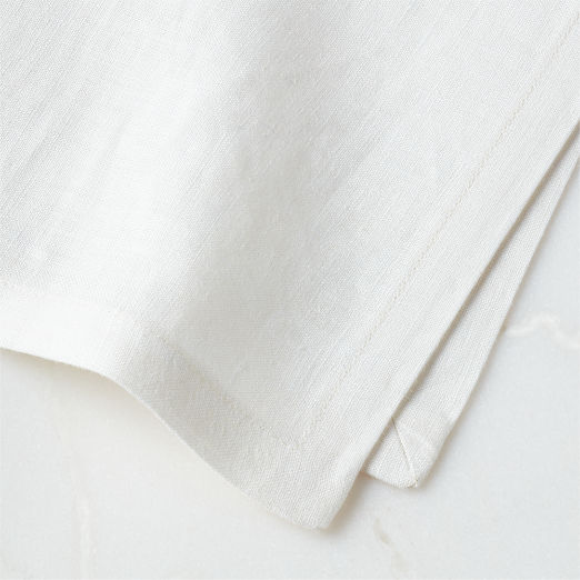 Bolt White Linen Napkin