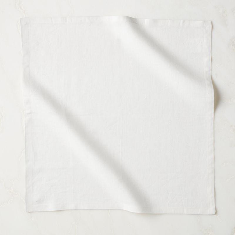 Bolt White Linen Napkin - image 2 of 10