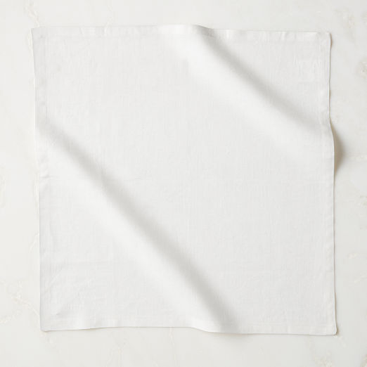 Bolt White Linen Napkin