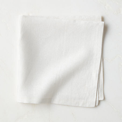 Bolt White Linen Napkin