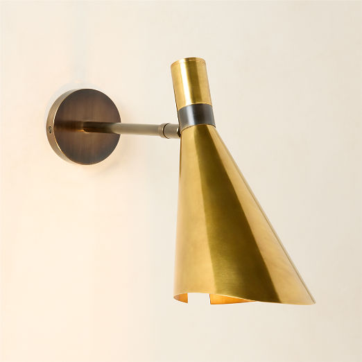Bond Aged Brass Wall Sconce