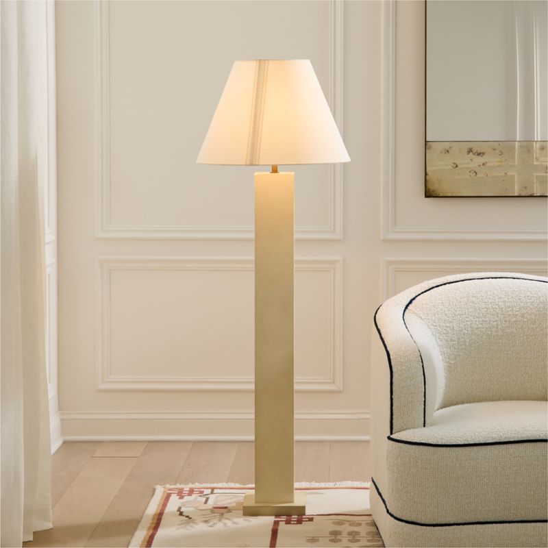 Bonnie Vellum Floor Lamp 58" - image 1 of 6