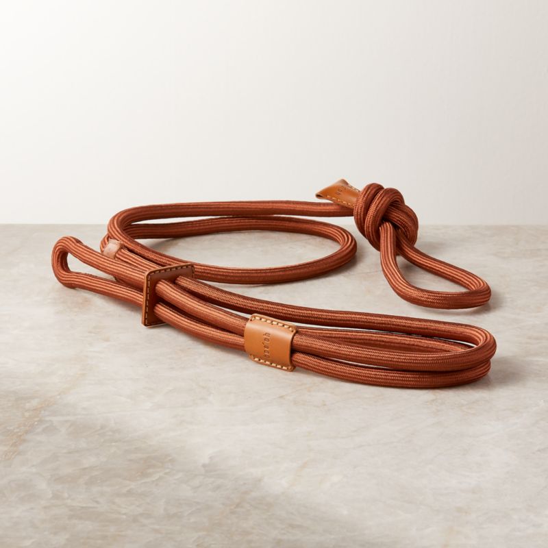 Boo Oh Ray Camel Rope and Leather Small Pet Harness - image 0 of 2