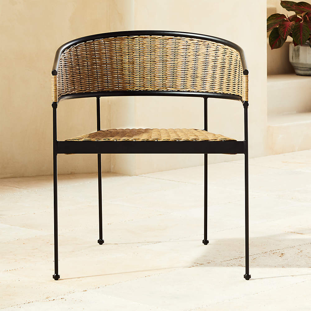 outdoor dining chairs cb2