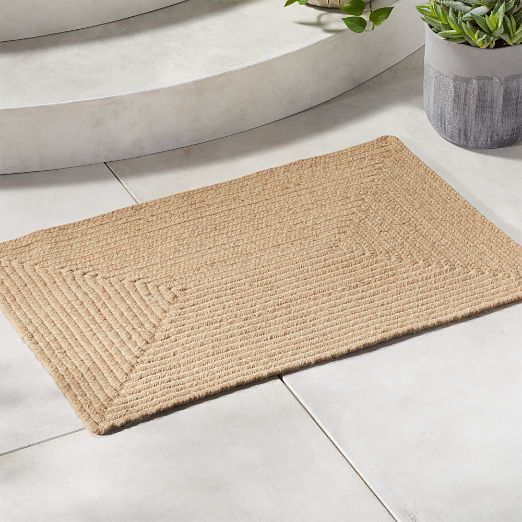 Modern Doormats Outdoor Mats And Shower Cb2 Borderline Doormat 2 X3