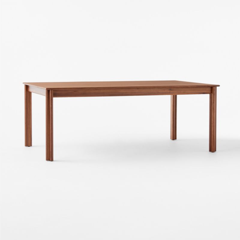 Bormio 78" Rectangular Walnut Wood Dining Table by Gianfranco Frattini - image 4 of 8