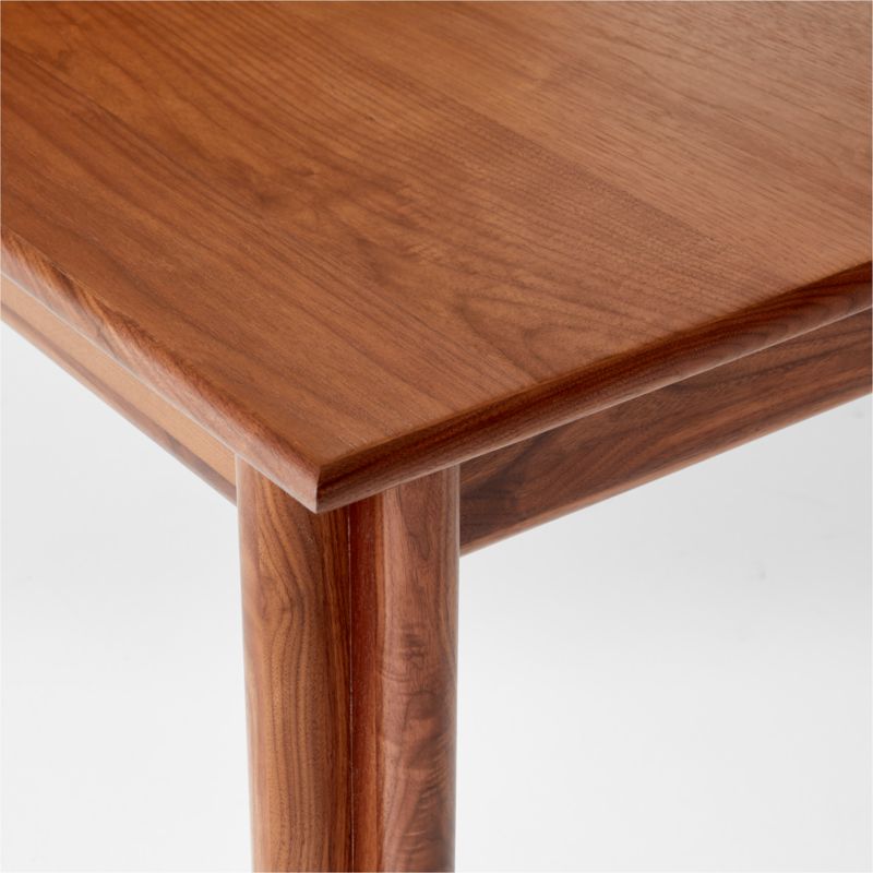 Bormio 78" Rectangular Walnut Wood Dining Table by Gianfranco Frattini - image 6 of 8