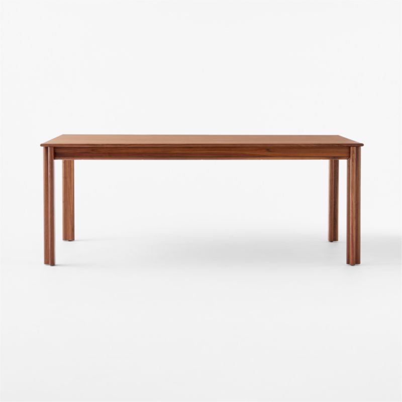 Bormio 78" Rectangular Walnut Wood Dining Table by Gianfranco Frattini - image 3 of 8