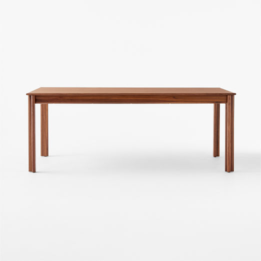 Bormio 78" Rectangular Walnut Wood Dining Table by Gianfranco Frattini