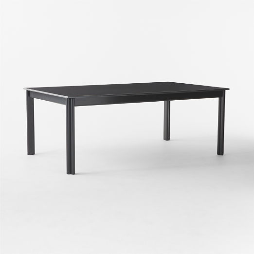 Bormio 78" Rectangular Grey Lacquer Dining Table by Gianfranco Frattini