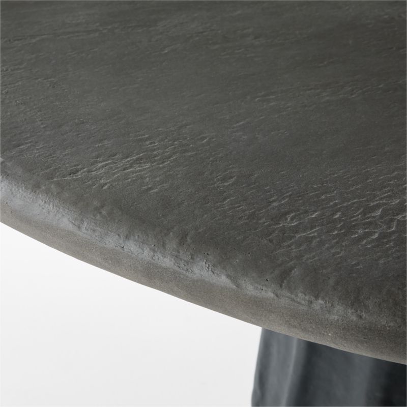 Boscoe 60" Round Black Concrete Indoor/Outdoor Dining Table - image 2 of 4