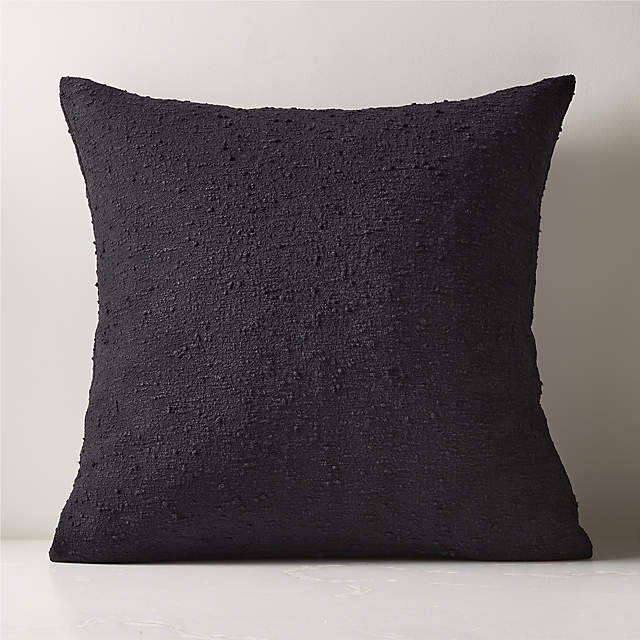 Black discount bedroom pillows