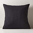 Talita Mink Brown Wool and Silk Lumbar Pillow with Down-Alternative Insert 23"x11"