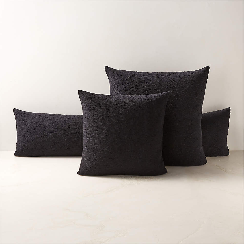 Black velvet pillow outlet cases