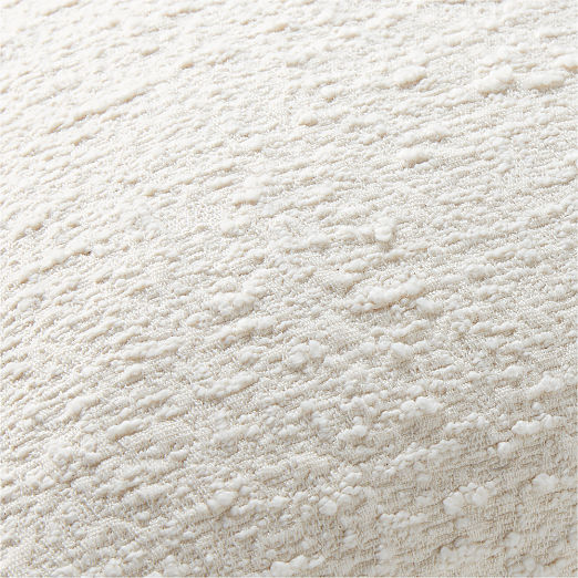 Ivory Boucle Lumbar Pillow 48''x12''