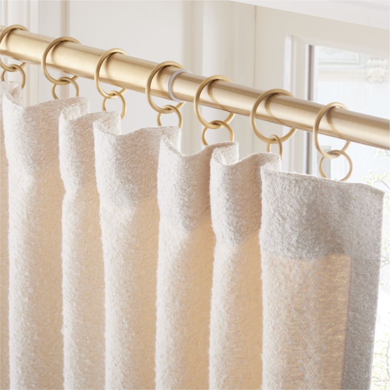 Ivory Boucle Window Curtain Panel 48''x96'' - image 2 of 6