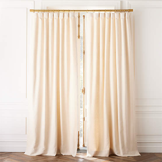 Ivory Boucle Window Curtain Panel 48''x84''