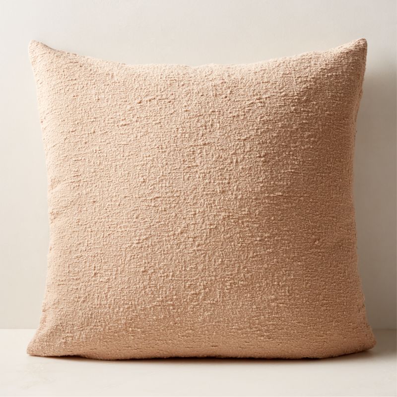 Light Brown Boucle Throw Pillow 23" - image 0 of 6