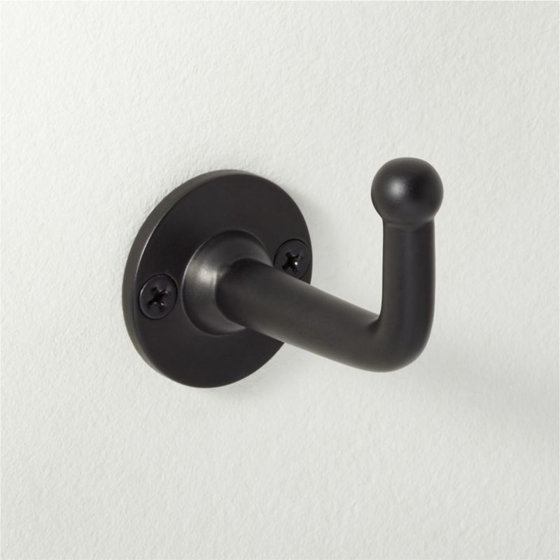 Boule Matte Black Metal Hook + Reviews | CB2 Canada