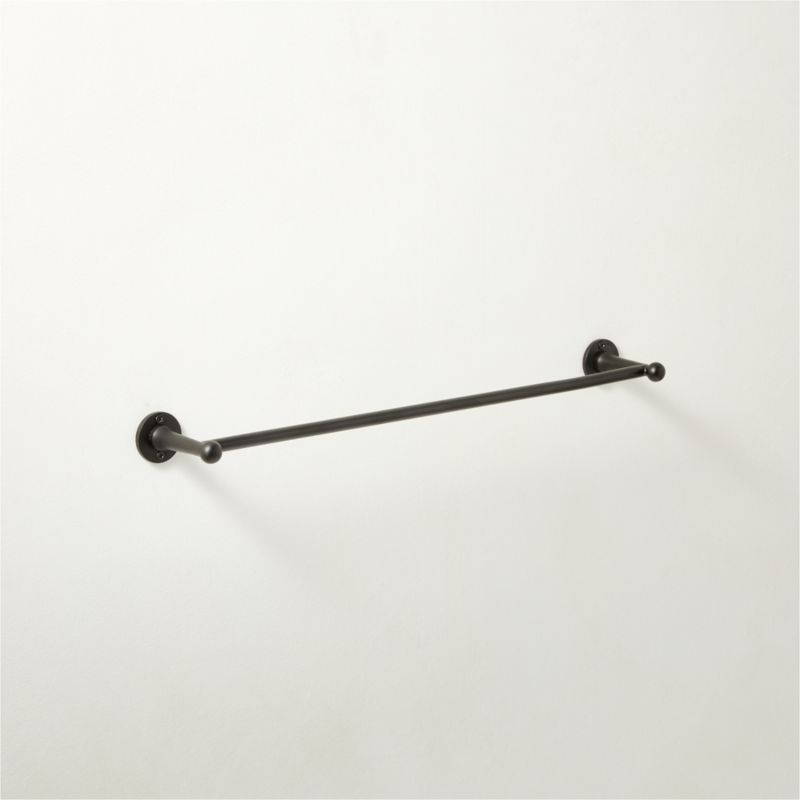 Boule Black Towel Bar 18" - image 0 of 4