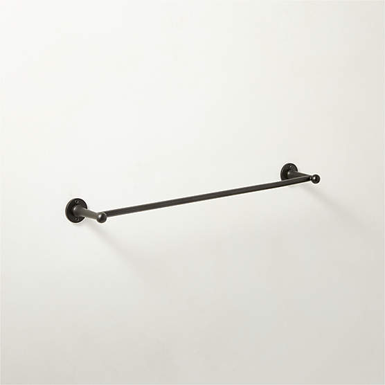 Boule Black Towel Bar 18"