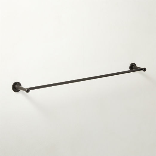 Boule Black Towel Bar 24"