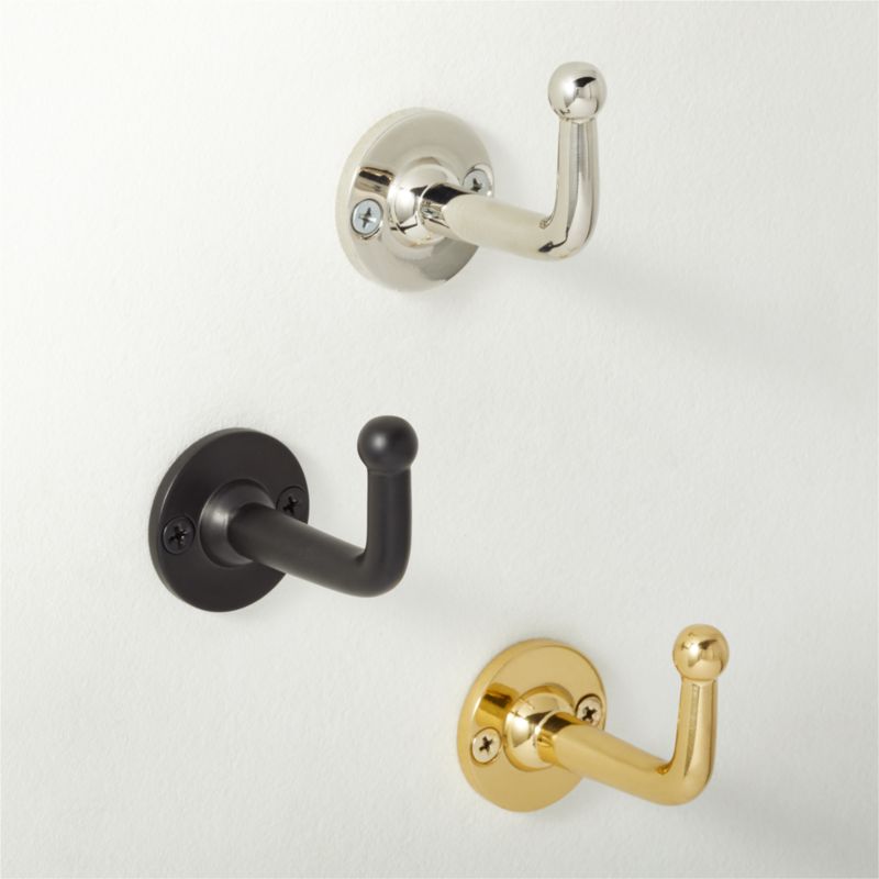 Boule-Inspired Polished Brass Wall Mount Hook + Reviews