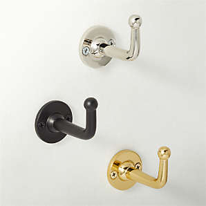 Brass Towel Hook, Bathroom