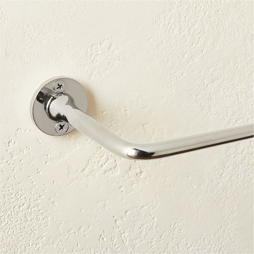 Boule Polished Nickel Wall-Mounted Toilet Paper Holder